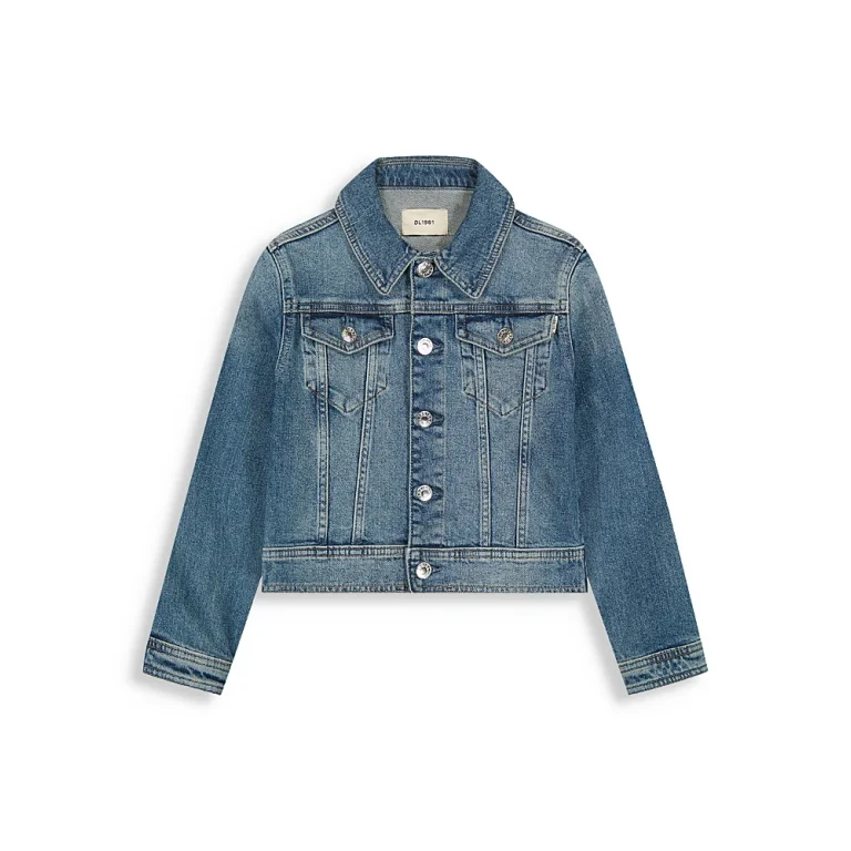 DL1961 Girls' Manning Denim Trucker Jacket - Big Kid