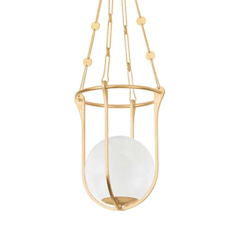 Vintage Gold Leaf Lantern from the Verbank Collection