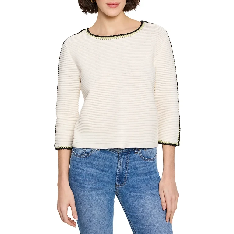 Nic+Zoe Ottoman Stitched Sweater