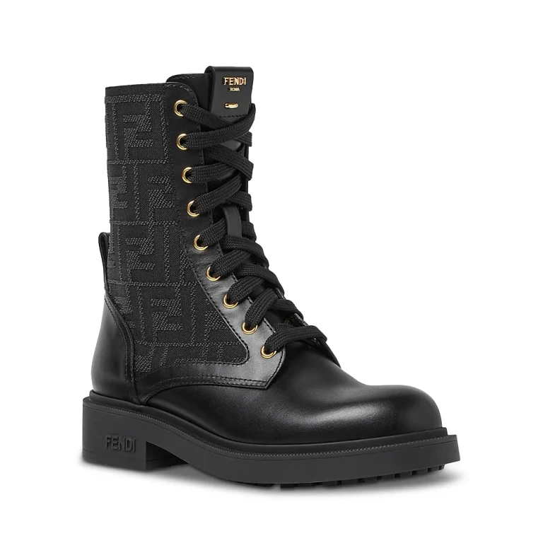 Fendi Donna Fendi Filo Biker Boots