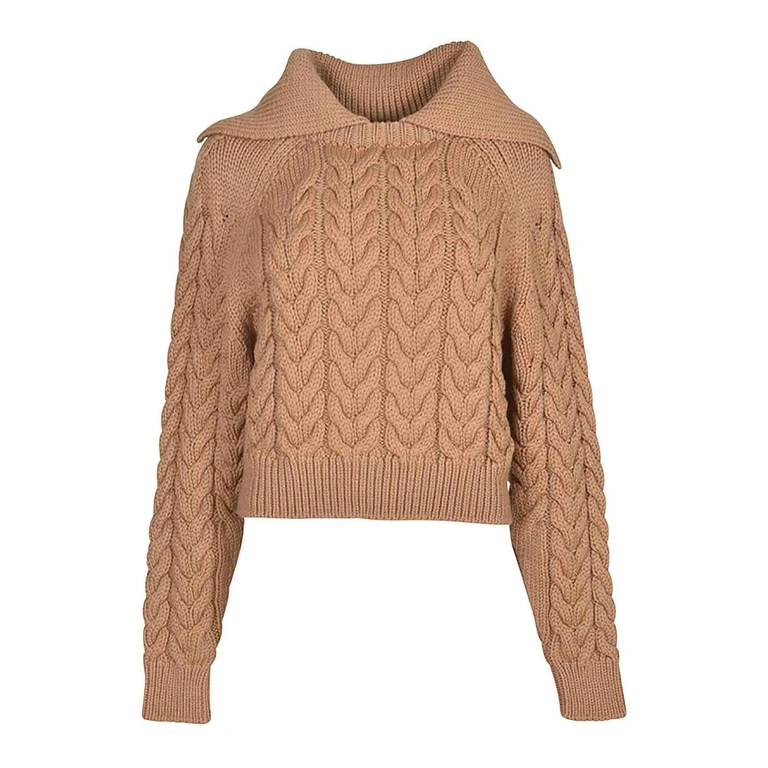 Patou Pull Col Rond - Marron