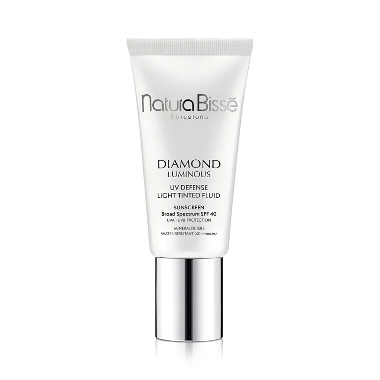 Natura Bisse Diamond Luminous Uv Defense Light Tinted Fluid Sunscreen Spf 40 1 oz.