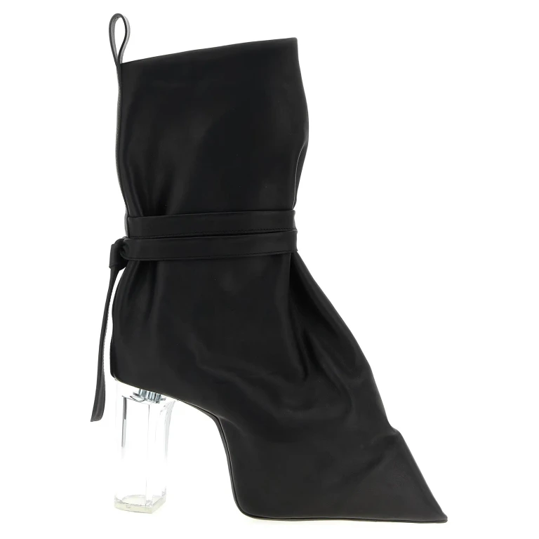 Rick Owens tied Taco Kiss Ankle Boots