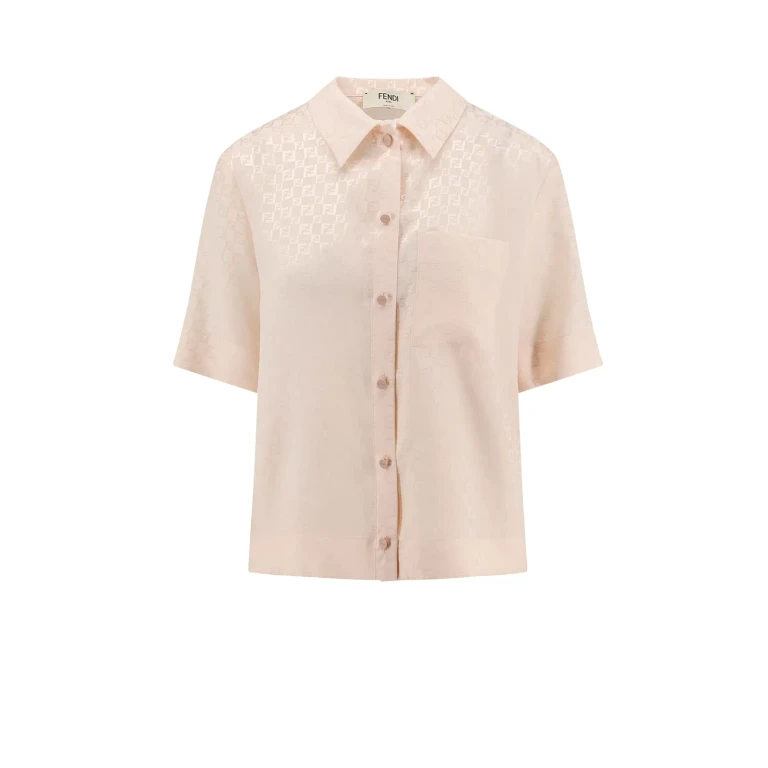 フェンディ FFジャカード シルクシャツ