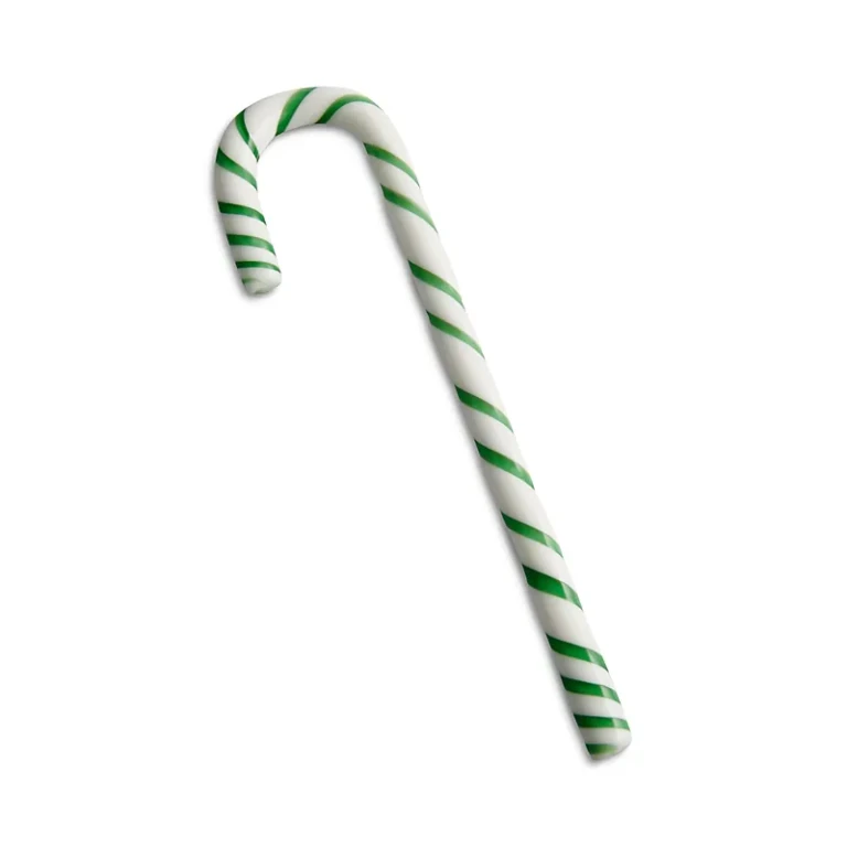 Kosta Boda Crystal Candy Cane Holiday Decoration