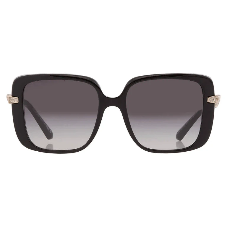 Bvlgari Grey Gradient Square Ladies Sunglasses BV8237B 501/8G 55