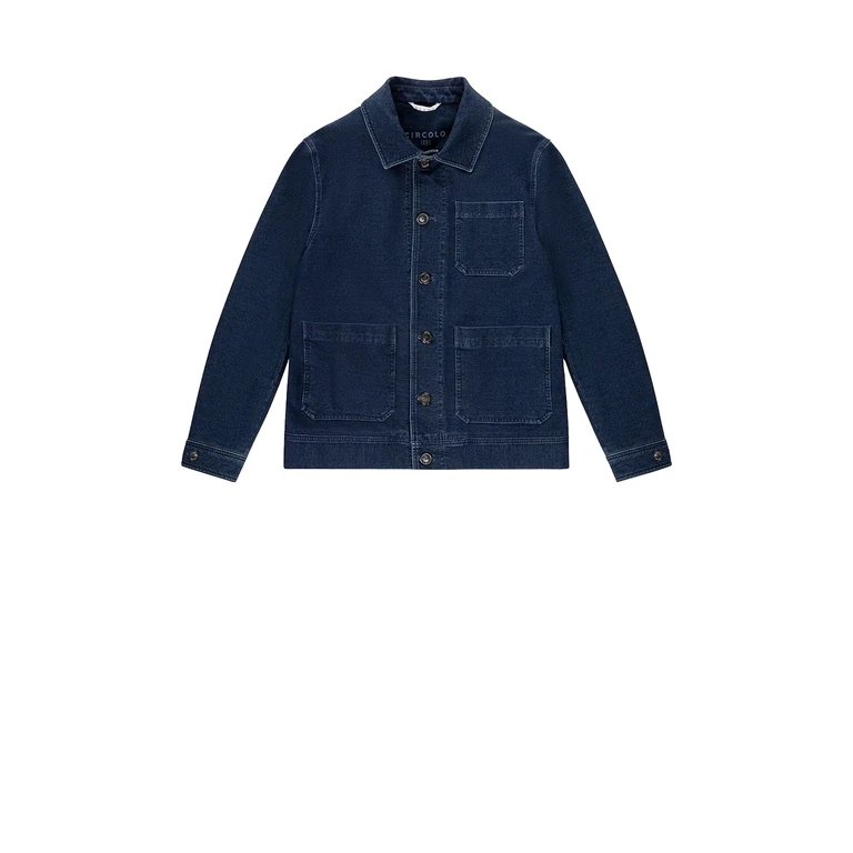 Circolo 1901 Jackets Blue Cotton - Men