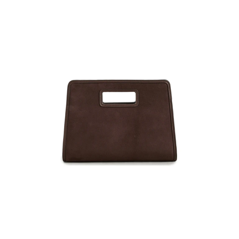 Hunting Season Retro Clutch Dark Brown One Size