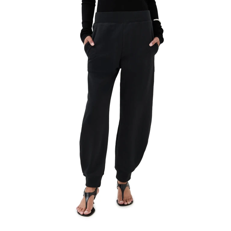 Tibi Calder Long Length Sweatpants Navy XL