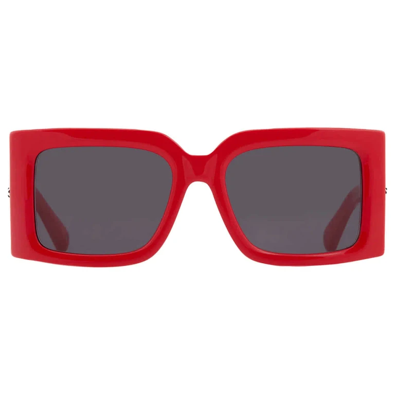 Ferragamo Grey Square Ladies Sunglasses SF2032S 600 55