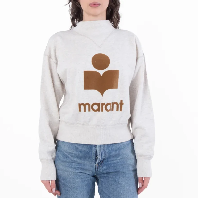Isabel Marant Etoile Moby Cotton Logo Sweatshirt