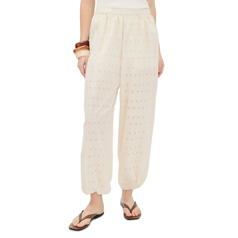 WAYF Jasmine Balloon Pants Peach M