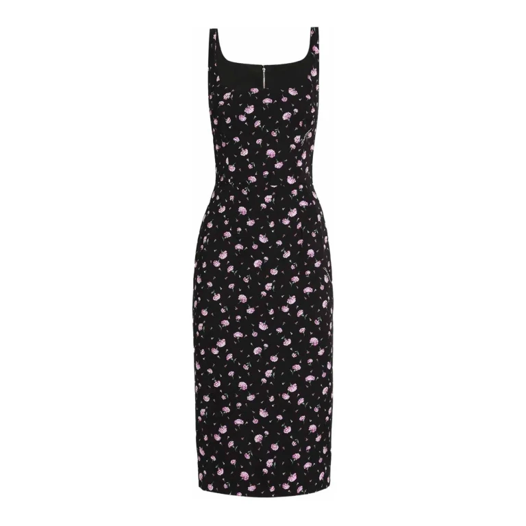 Dolce & Gabbana Robe Au Genou - Noir