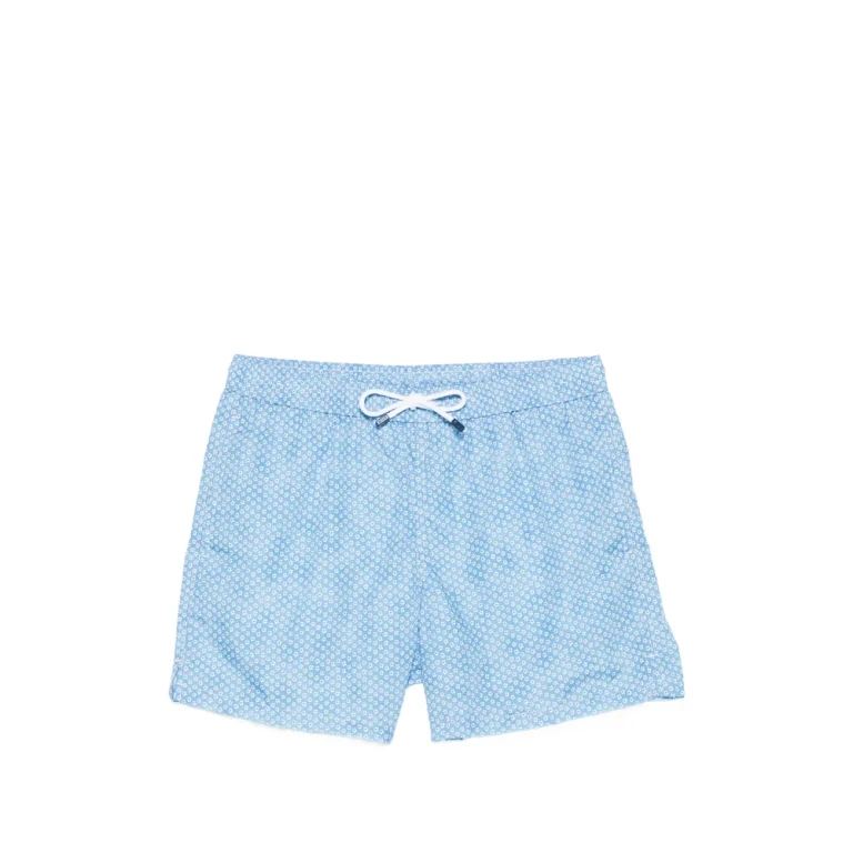 Fedeli Patterned Swim Shorts