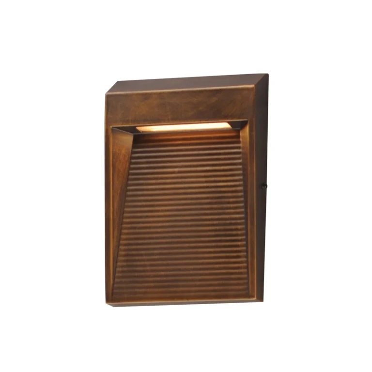 Antique Bronze LED Outdoor Wall Sconce from the Steppes Collection