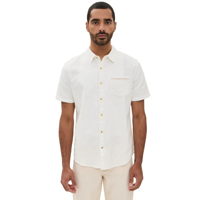 Marine Layer Classic Stretch Selvage Shirt India Ink XL