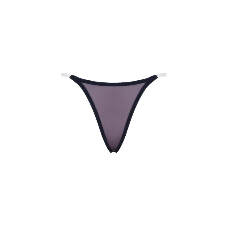 Lustrous Clear Strap Invisible Thong