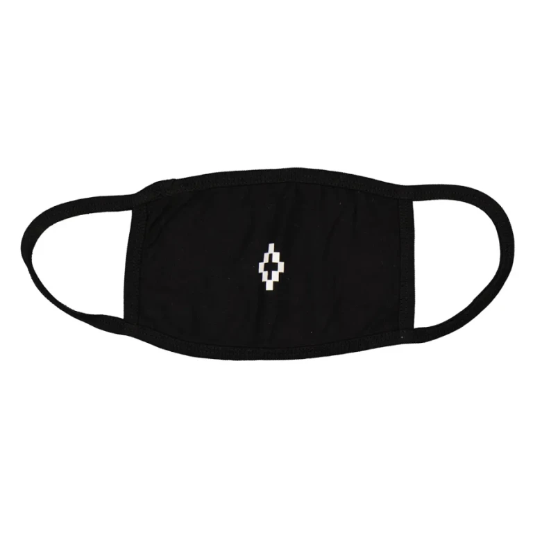 Cross Face Mask In Black/White