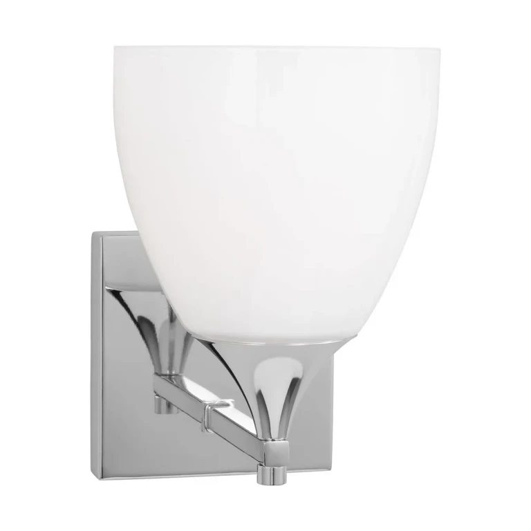 Chrome One Light Wall Sconce from the Toffino Collection