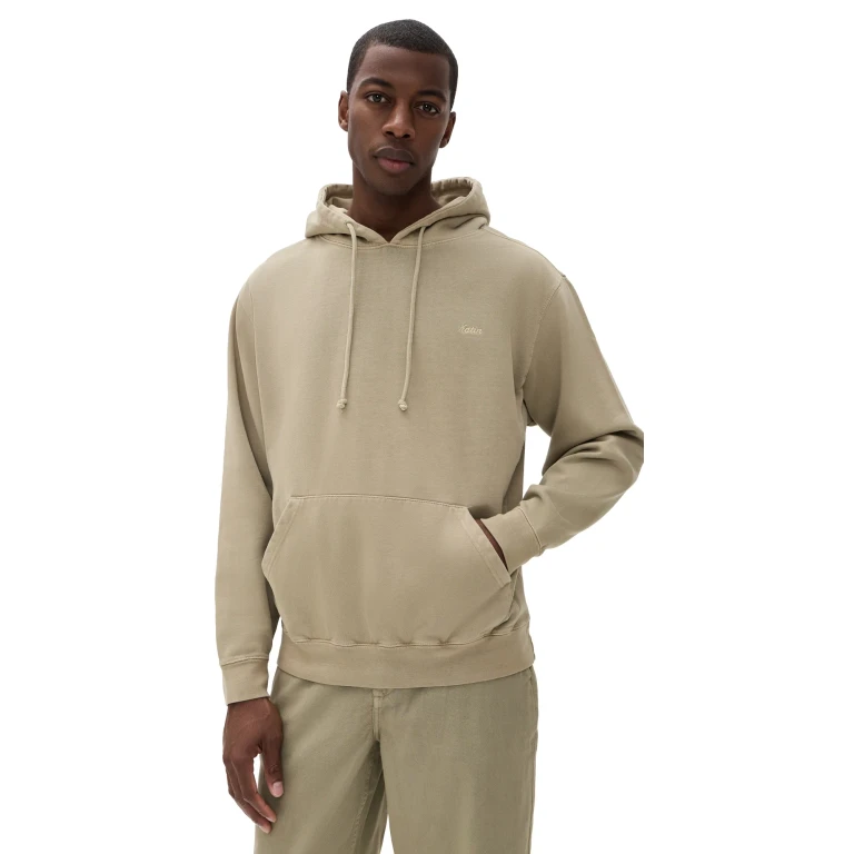 Katin Hooded Fleece Sweatshirt Vintage Khaki M