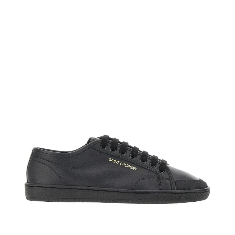 SAINT LAURENT Smooth leather 'GYM' sneakers Man 40