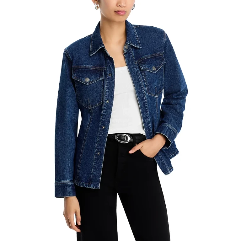 Steve Madden Parc Denim Snap Front Jacket