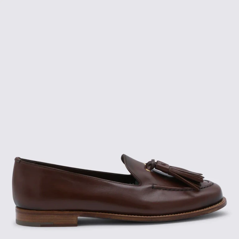 Church's Cognac Leather Loafers