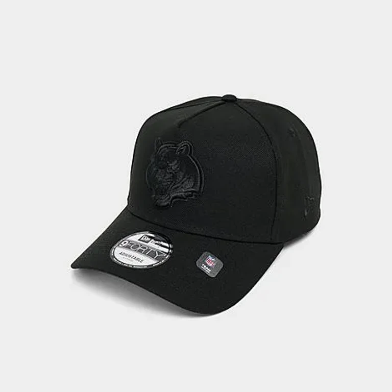 New Era Cincinnati Bengals NFL 9FORTY Tonal Snapback Hat in Black