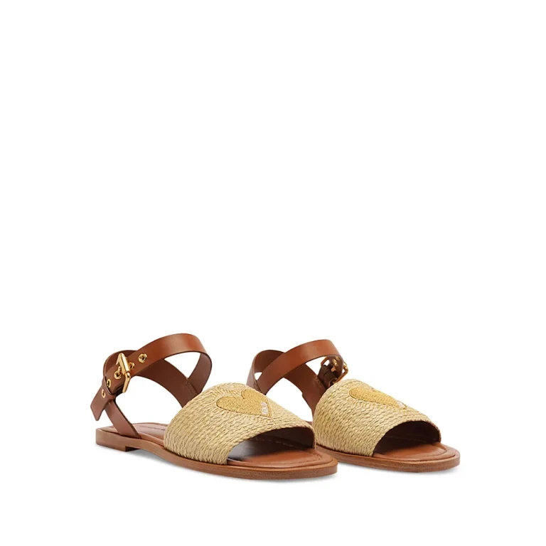 Farm Rio Women's Raffia Flats Sandals