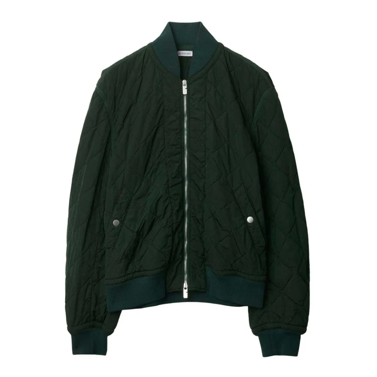 Burberry 深绿色飞行员夹克