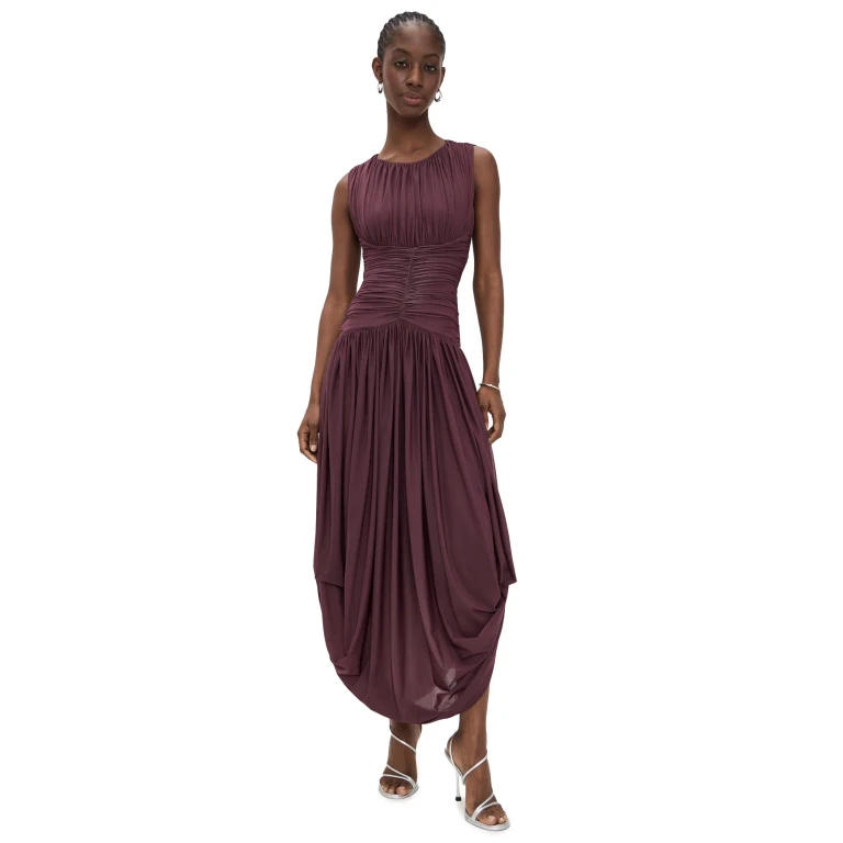 Maygel Coronel Atrio Dress Fig M/L