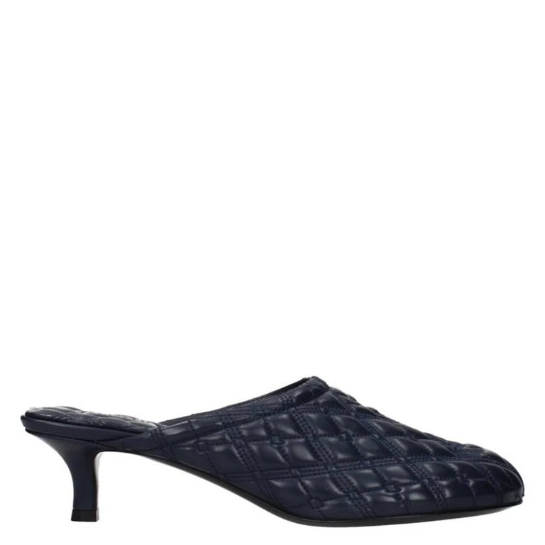 Burberry EKD Leather Baby Mules