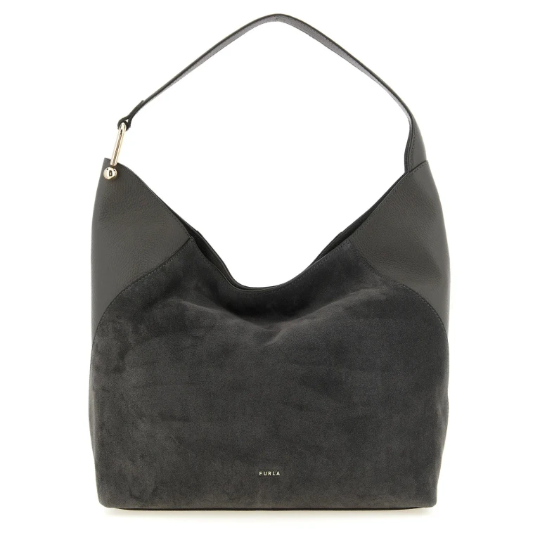Furla Sac Porté Épaule - Gris