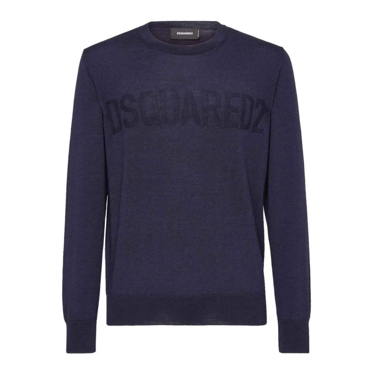 Dsquared2 Pull Col Rond - Noir