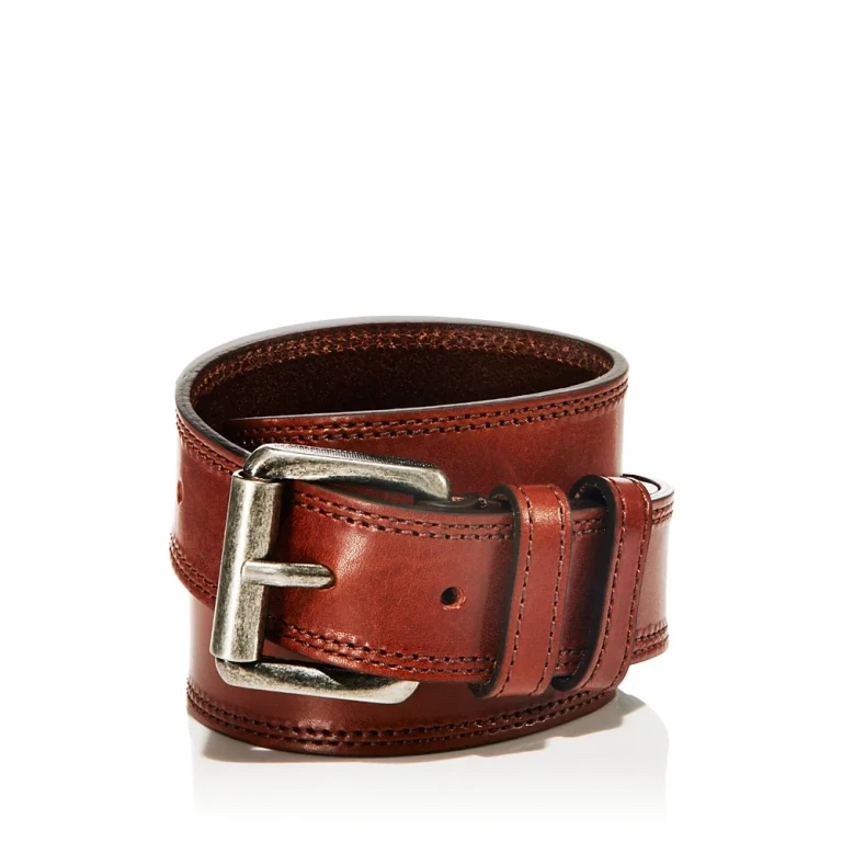 Men's Roller Buckle Italian Leather Belt - Exclusive