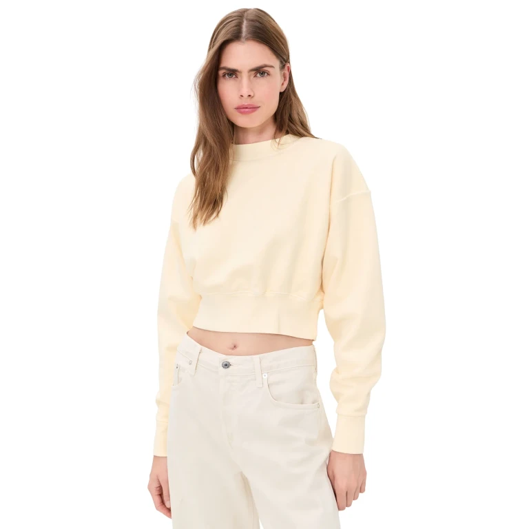 SLVRLAKE Crop Crew Sweatshirt Paradise M