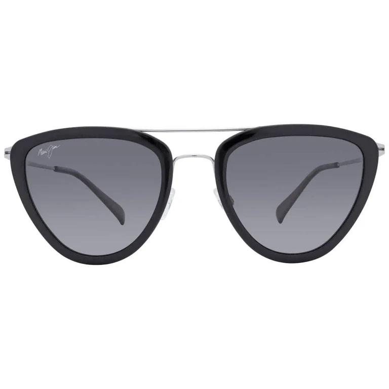 Maui Jim Hunakai Neutral Grey Irregular Ladies Sunglasses GS331-02 53