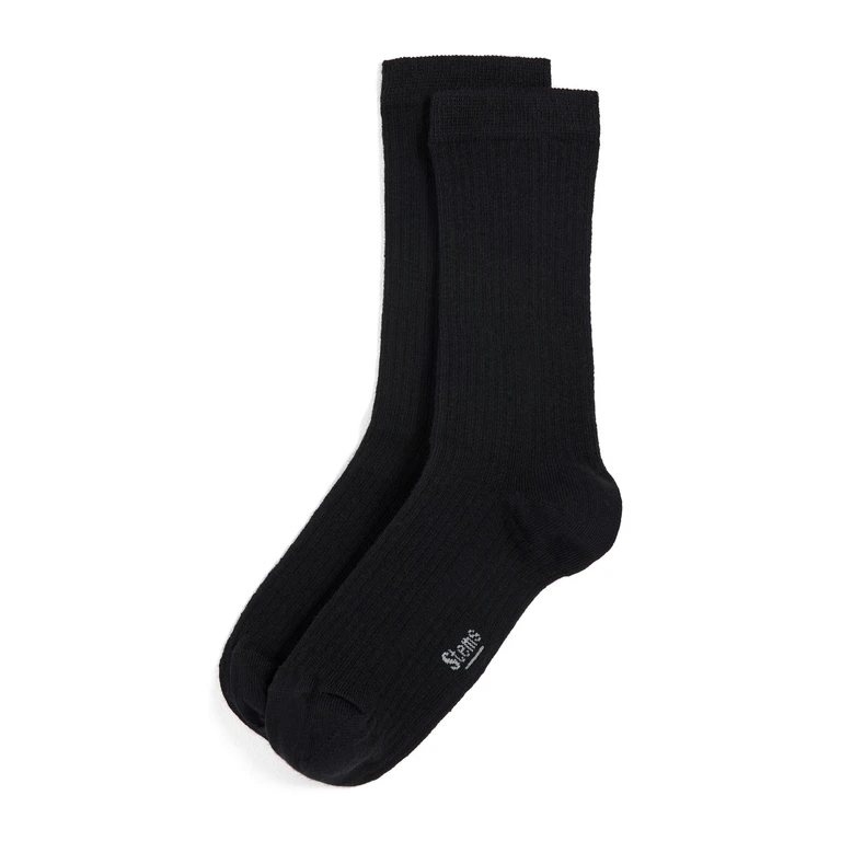 Stems Cashmere Crew Socks Black One Size