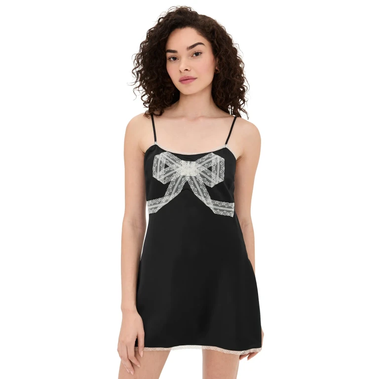 LoveShackFancy Mirelis Dress Black XS