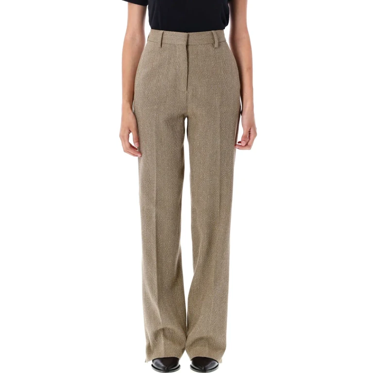 Pants Woman color Gold (GWP02266P00208982971)