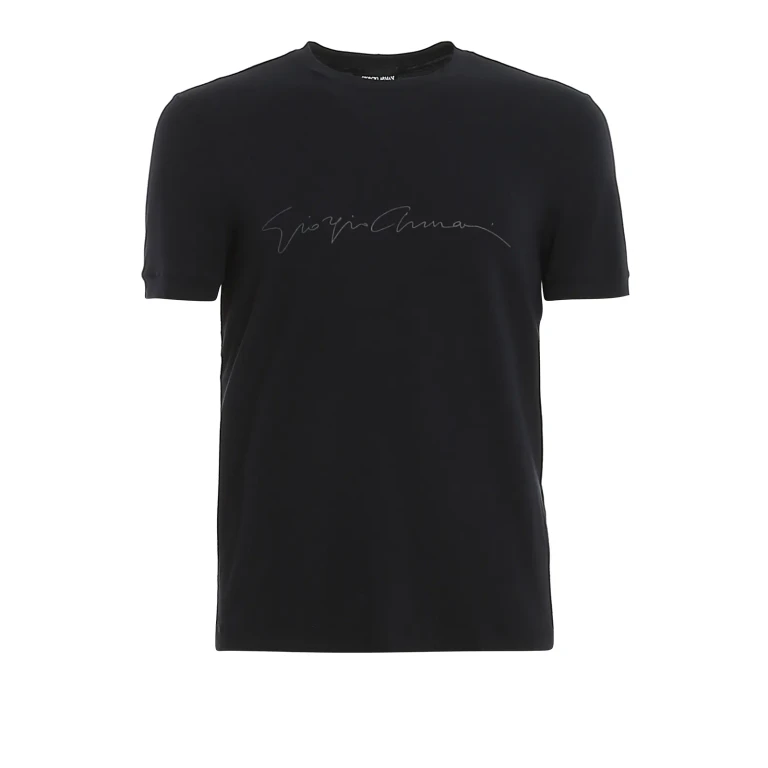Giorgio Armani T-Shirt - Bleu Foncé (6GST56SJP4ZUBSG)