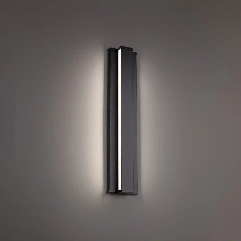 Black LED Outdoor Wall Sconce from the Revels Collection