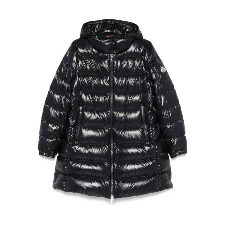 Moncler Manteau Long - Bleu Foncé