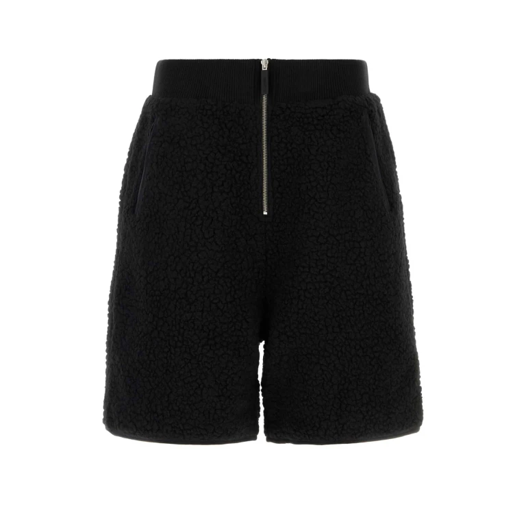 Entire Studios Black Teddy Bermuda Shorts - Unisex