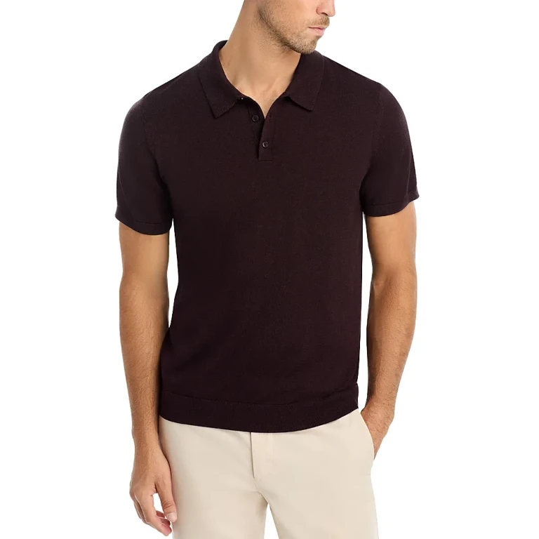 Michael Kors Polo de lana merino de corte regular