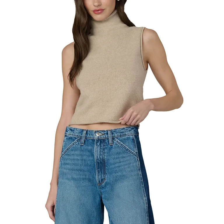Joe's Jeans The Stevie Sleeveless Roll Neck Sweater
