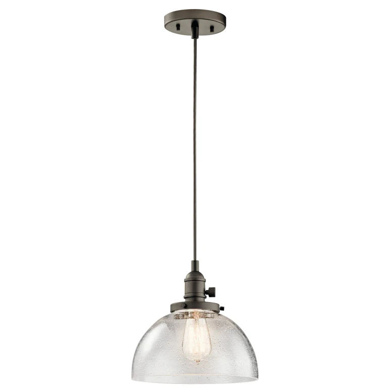 Avery 10" Mini Pendant in Olde Bronze