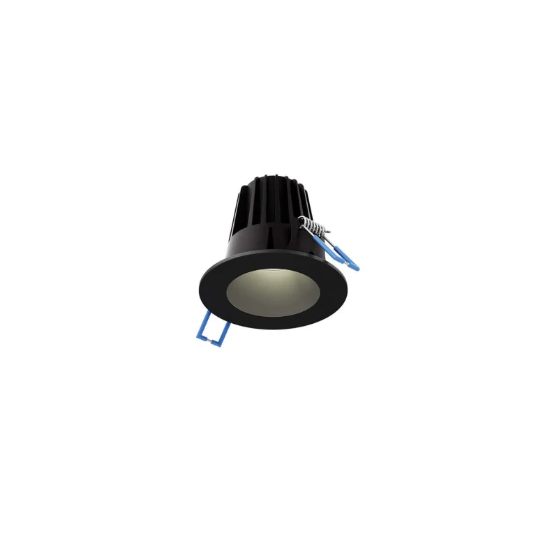 Black Regressed Recessed Light