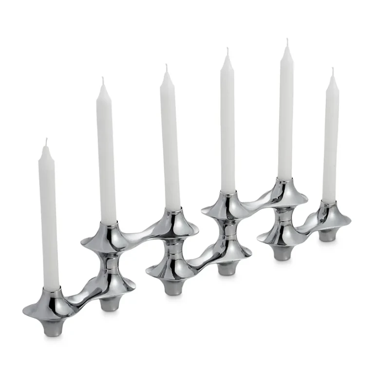 Nambe Cortina Hinged Candelabra