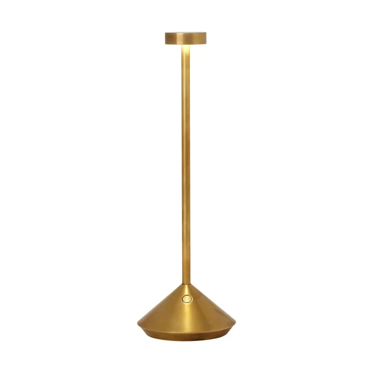 Natural Brass LED Table Lamp from the Moneta Collection